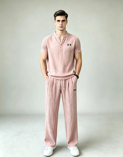 Men’s Summer Linen Matching Set