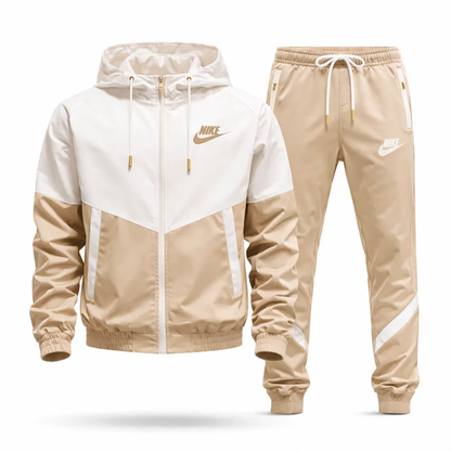 NK-Men's Colorblock Windbreaker Tracksuit Set