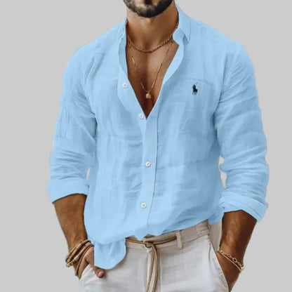 RL-Men's Breathable Linen Shirt