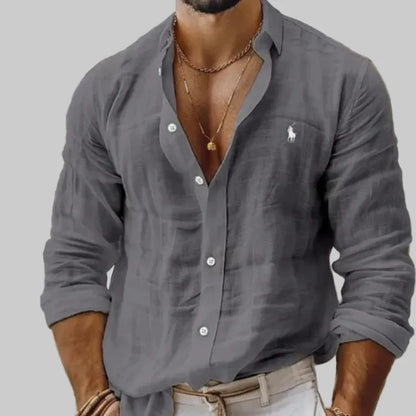 RL-Men's Breathable Linen Shirt